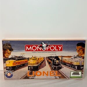 Monopoly Lionel Collector’s Edition Postwar Era Board Game w/ Pewter Tokens
